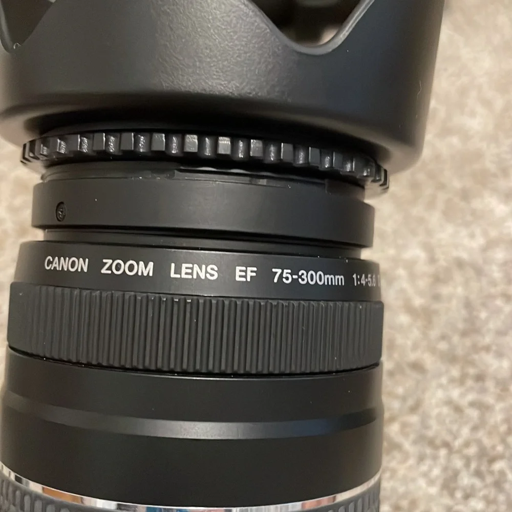 Canon EOS Rebel T3 1100D Camera Zoom Lens & Bag